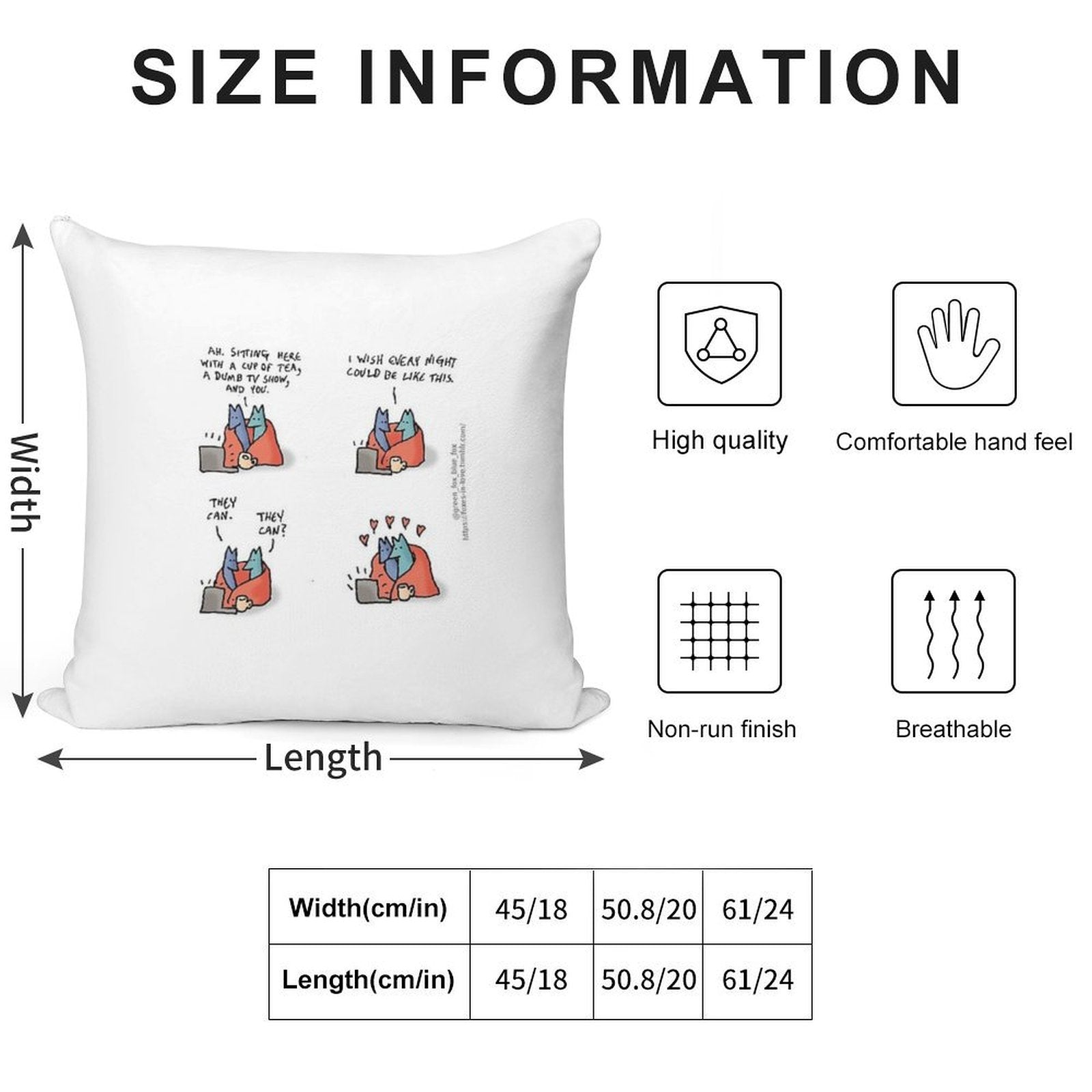 Every Night Soft Decorative Cover Throw Pillow