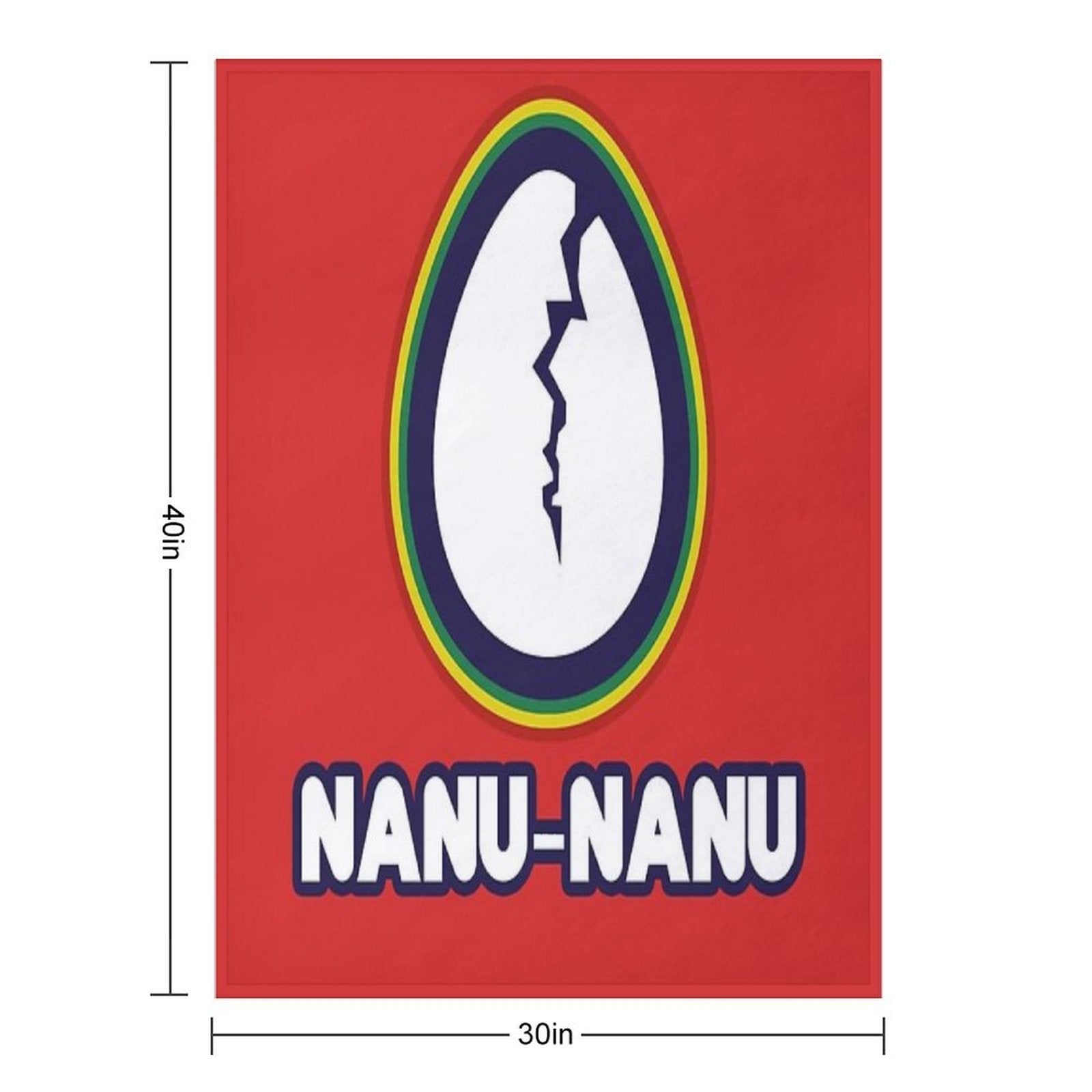 NANU-NANU! Plush Throw Blanket