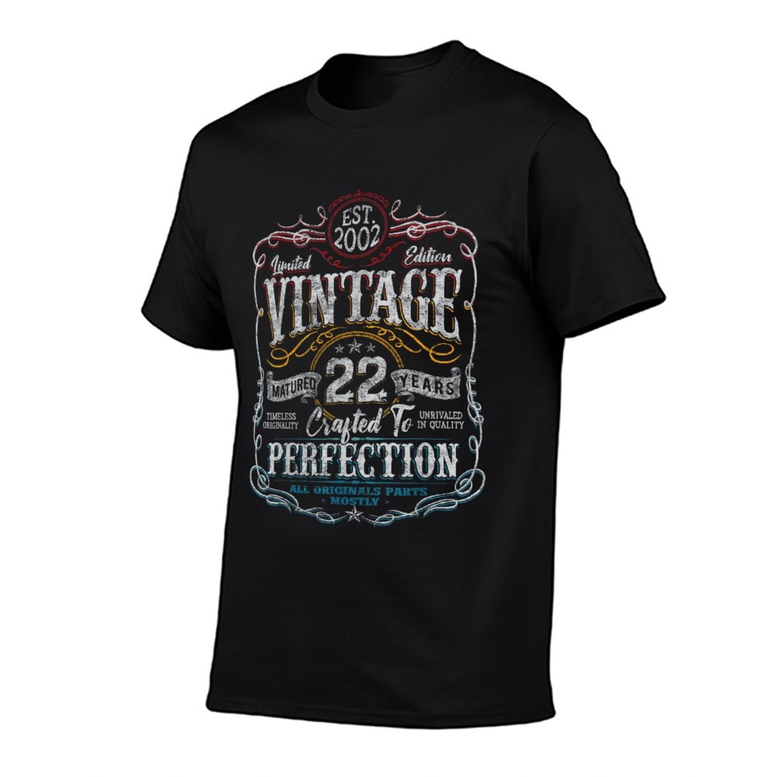 Vintage 2002 Limited Edition 22 Year Old 22nd Birthday  Quick-drying T-Shirt