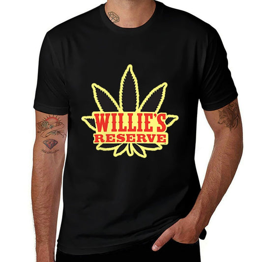 Willies Reserve - Leaf  Oversized Silhouette T-Shirt