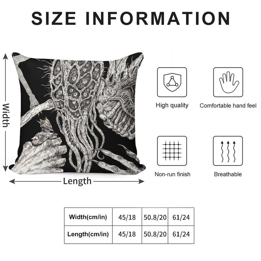 Oh Amygdala Soft Skin-Friendly Throw Pillow