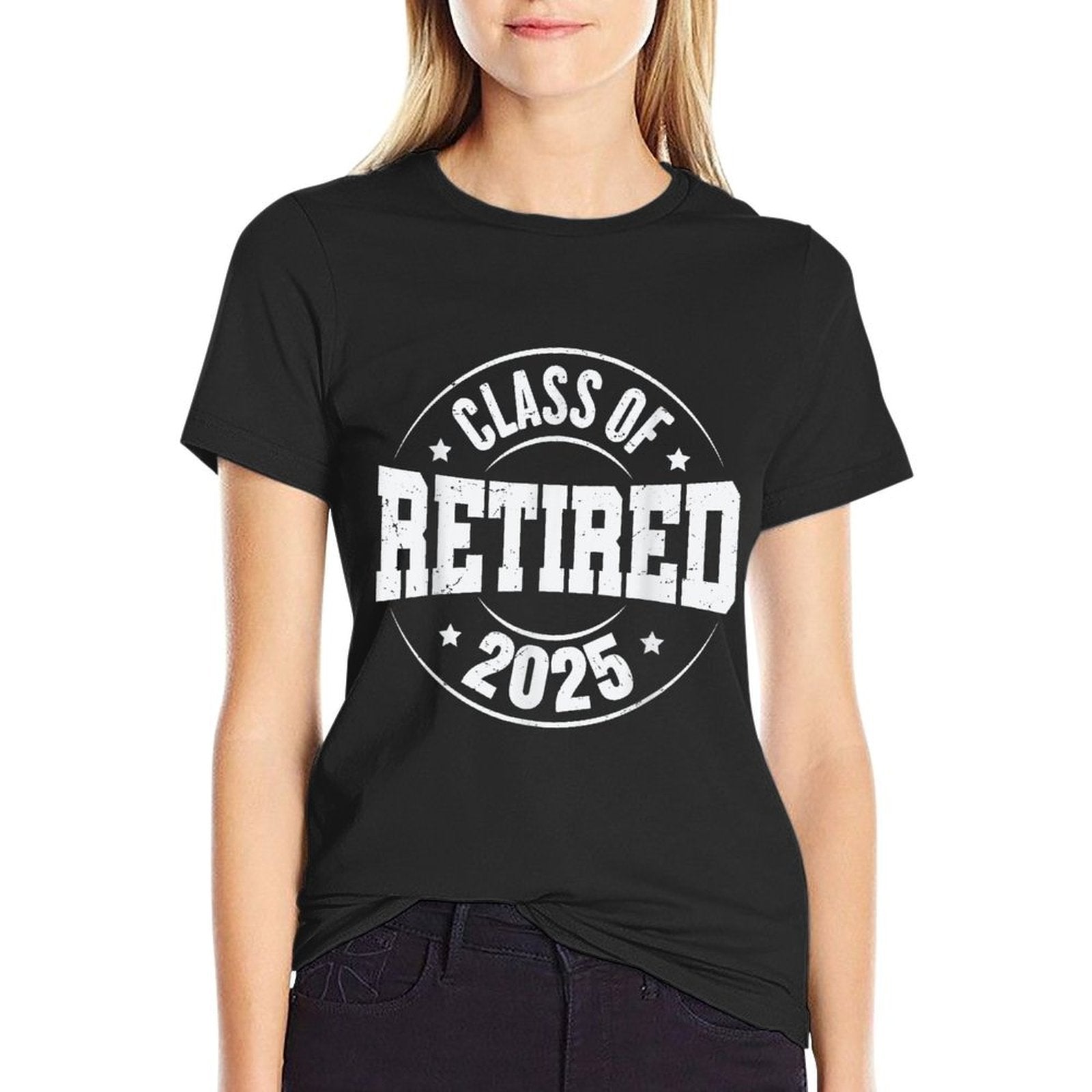 Retirement Class Of 2025 Men Funny Retirement Retired 2025  Easy-care T-Shirt