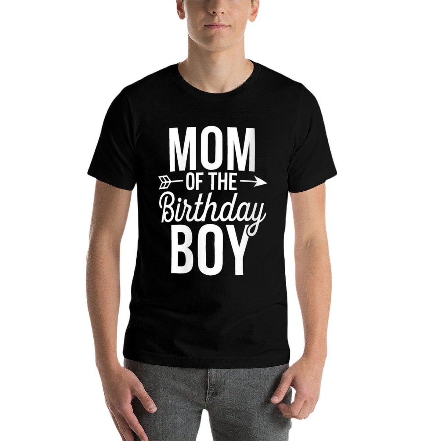 Womens Mom Of The Birthday Boy Women Birthday Boy Mom  Breathable T-Shirt