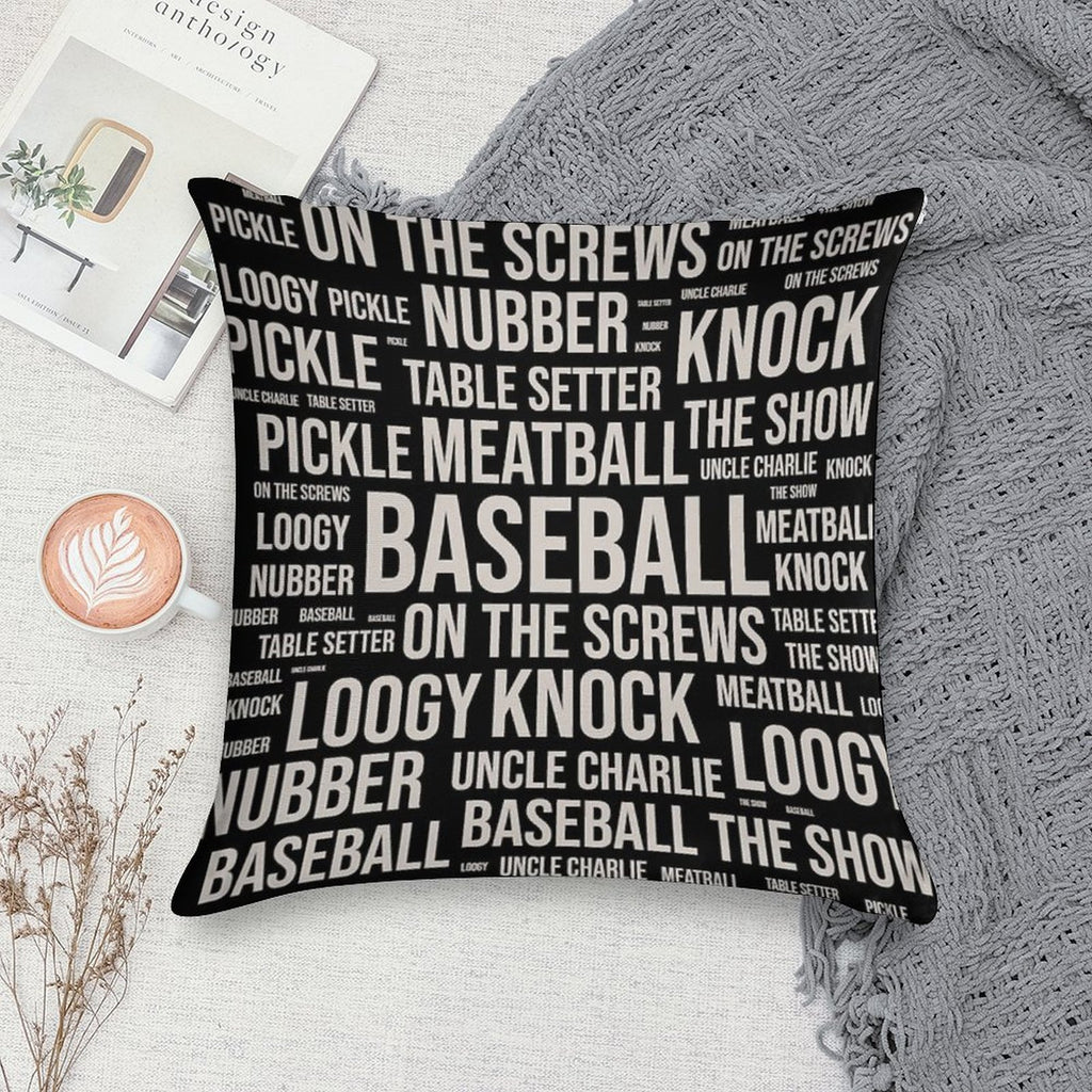 Baseball Sport Gifts Soft High-Density Material Throw Pillow