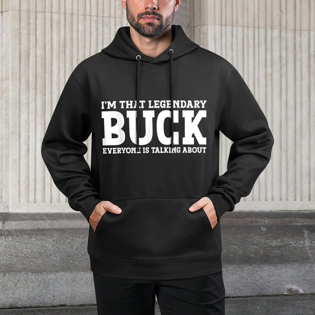 Buck Surname Funny Team Family Last Name Buck Colorfast Hoodie