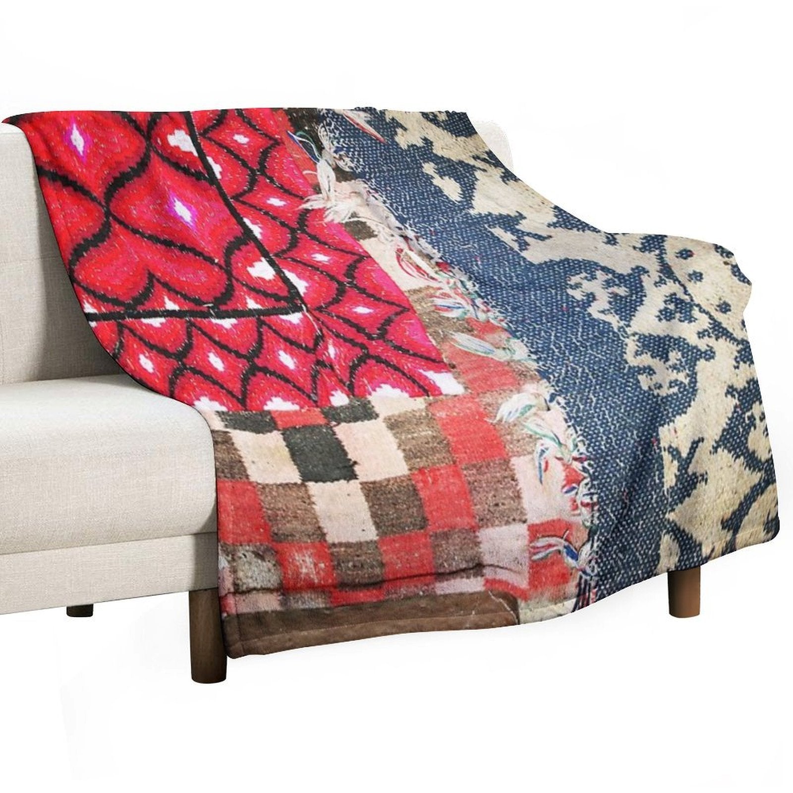 Traditional Pattern Easy Care Throw Blanket