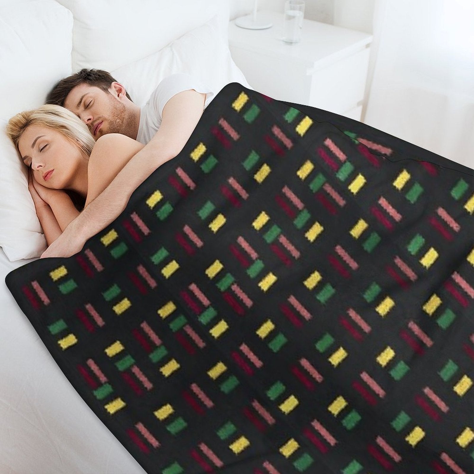 CIRCLE, HAMMERSMITH, CITY, DISTRICT LINE MOQUETTE SEAT COVER Anti-pilling Throw Blanket
