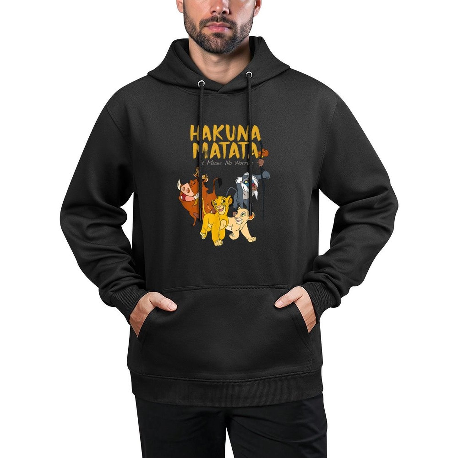 Disney - Lion King Classic It Means No Worries Relaxed Fit Hoodie