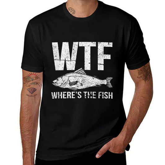 WTF Wheres The Fish  Eco-friendly Material T-Shirt