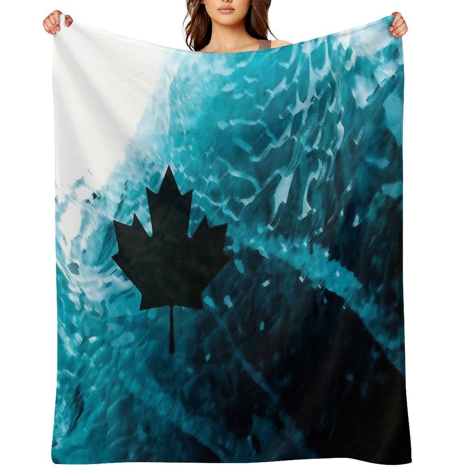 Dark Ice Machine-washable Throw Blanket