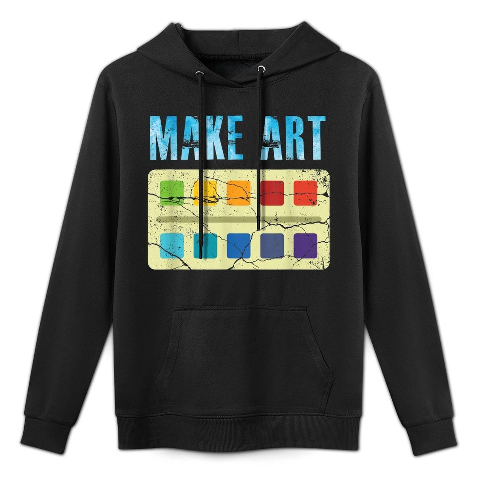 Make Art Colors Palette Artist Painter Painting Aesthetic Pilling-Resistant Hoodie