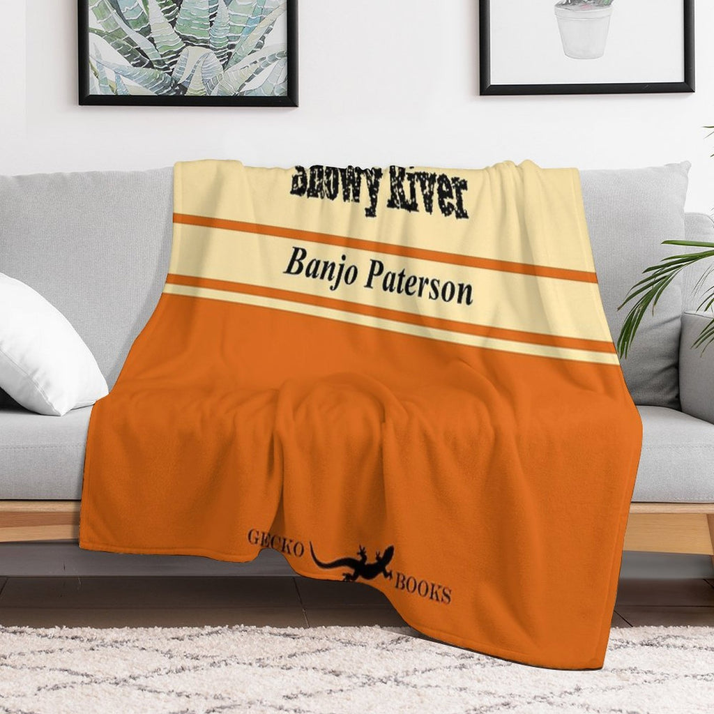 The Man From Snowy River Retro Book Cover Anti-pilling Throw Blanket