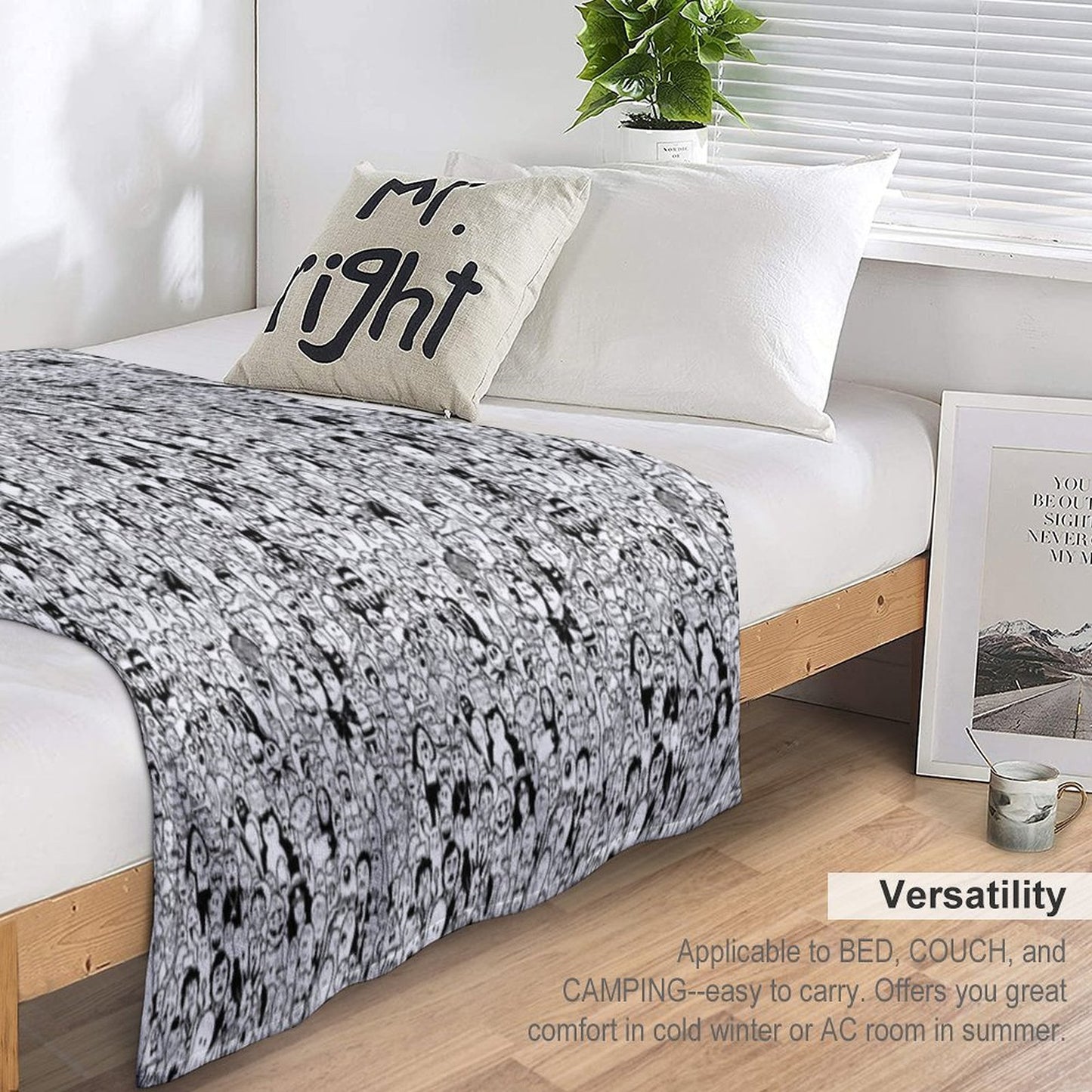 What Inspires You - Pattern All-season Throw Blanket