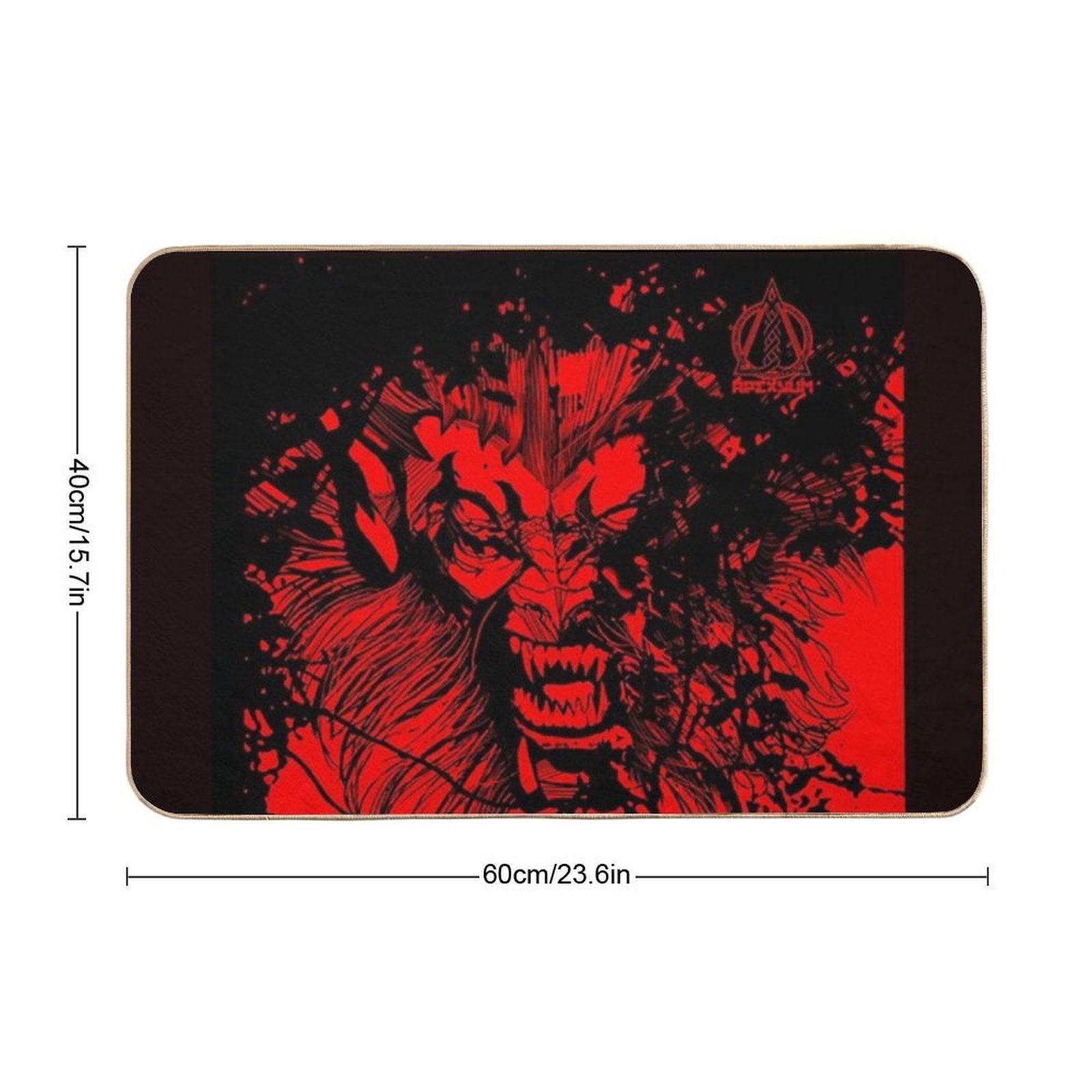 APEXYUM PINUP WILDRAGE HELLTIGER COMICS SPLASHART, COVERART  Anti-Trip Bath Mat