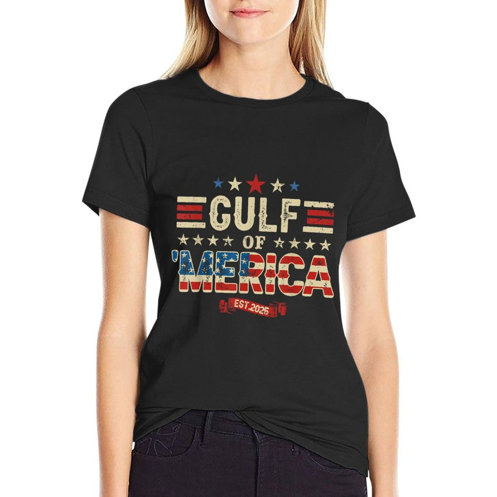 Gulf of 'Merica US Patriotic 2025  Durable T-Shirt