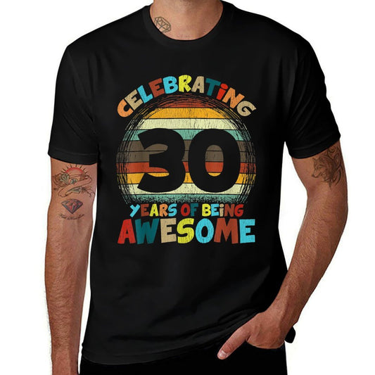 30th Birthday Gifts Retro Vintage Womens Mens 30th Birthday  Affordable Price T-Shirt
