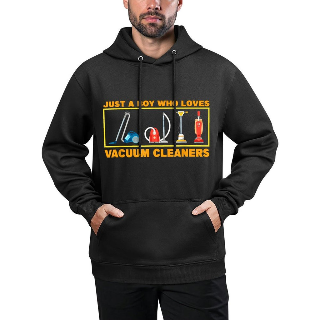 Just A Boy Who Loves Vacuum Cleaners Relaxed Fit Hoodie