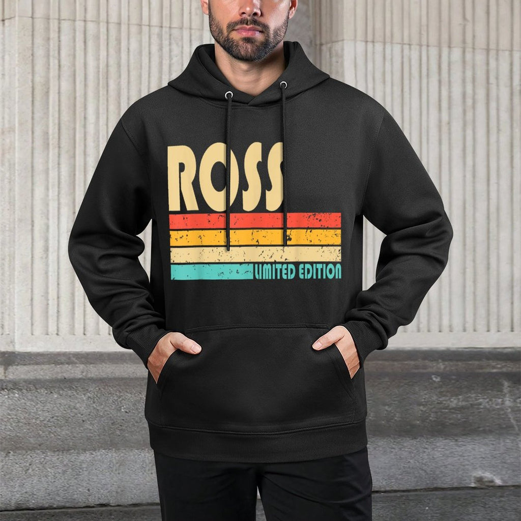 ROSS Name Personalized Funny Retro Vintage Birthday Shrink-Resistant Hoodie