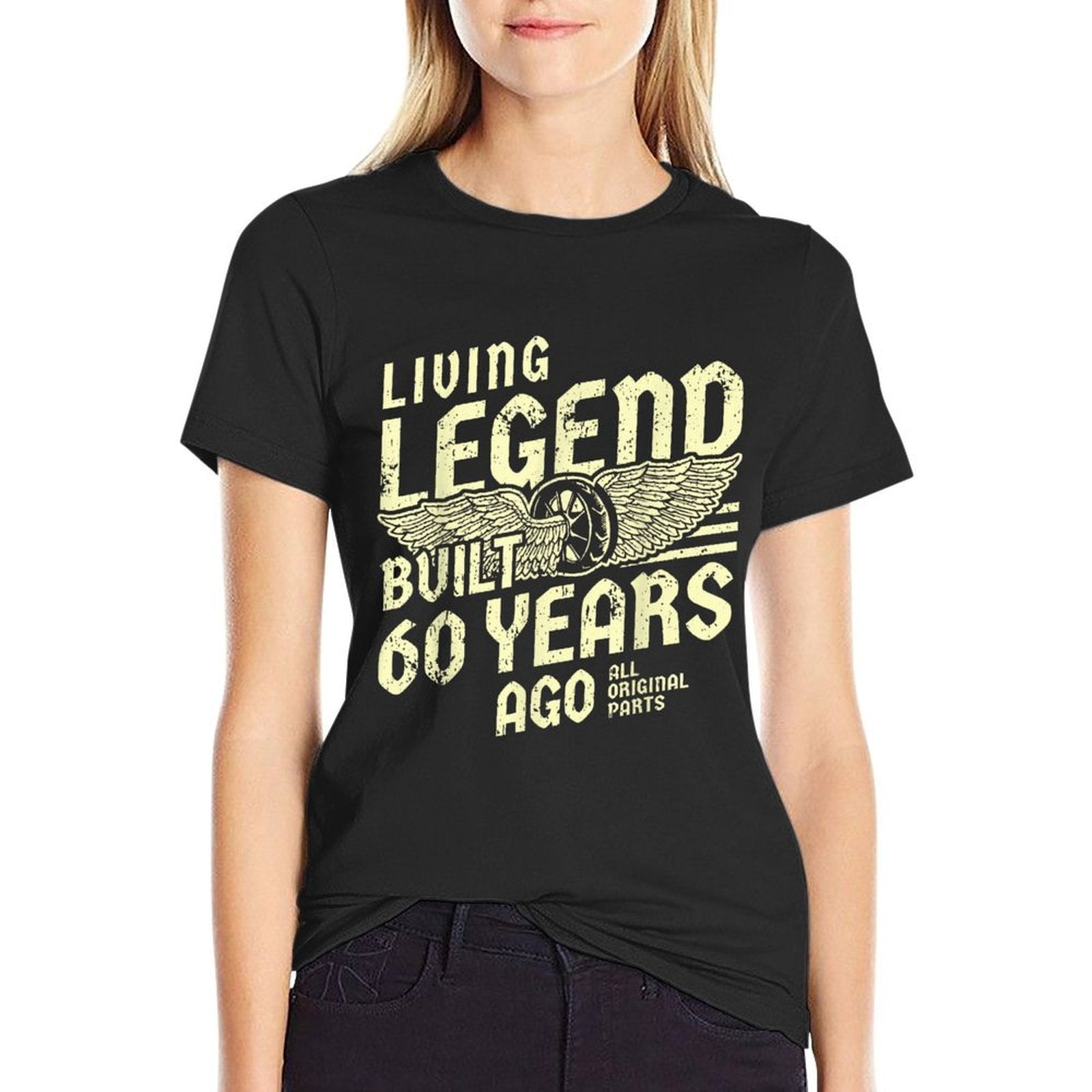 Built 60 Years Ago I Motorcycle Rider Biker 60th Birthday  Relaxed-fit T-Shirt
