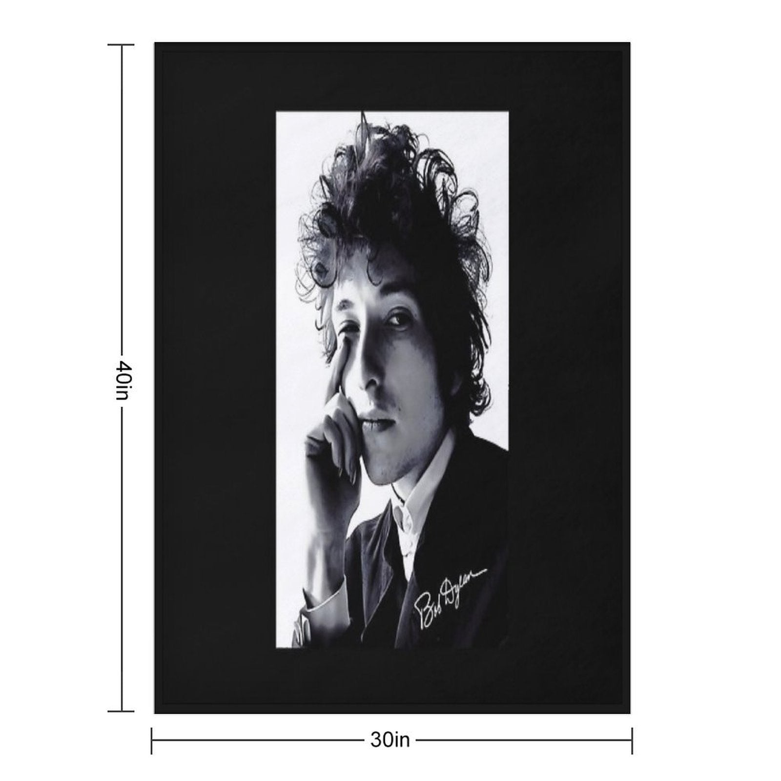 Bob Dylan Quick-dry Throw Blanket