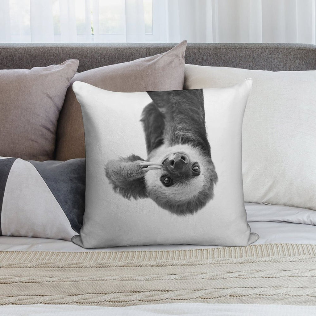 Sloth Soft Durable Construction Throw Pillow