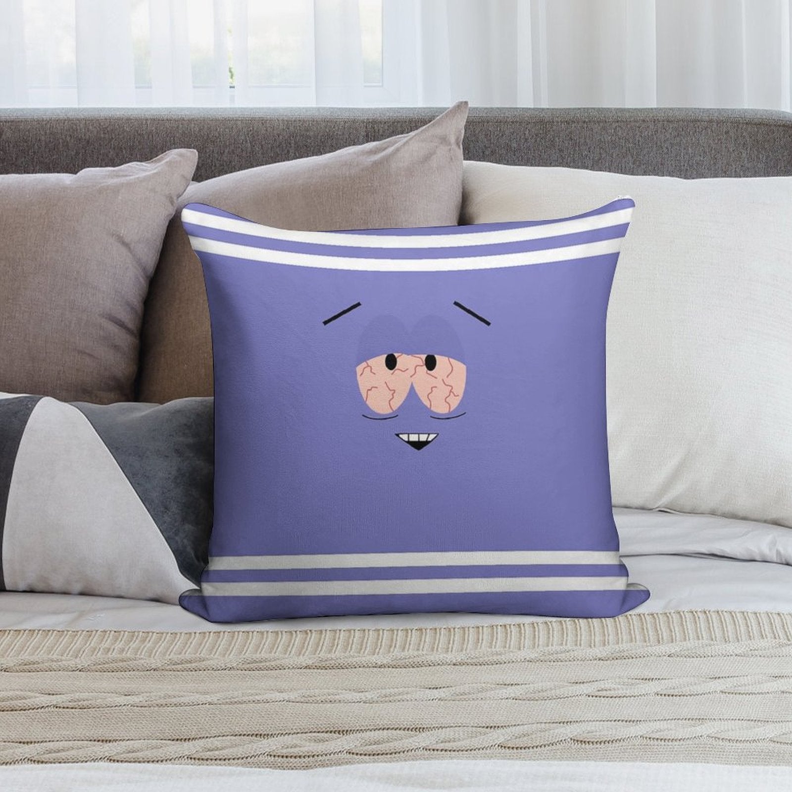 TOWELIE Soft Washable Throw Pillow
