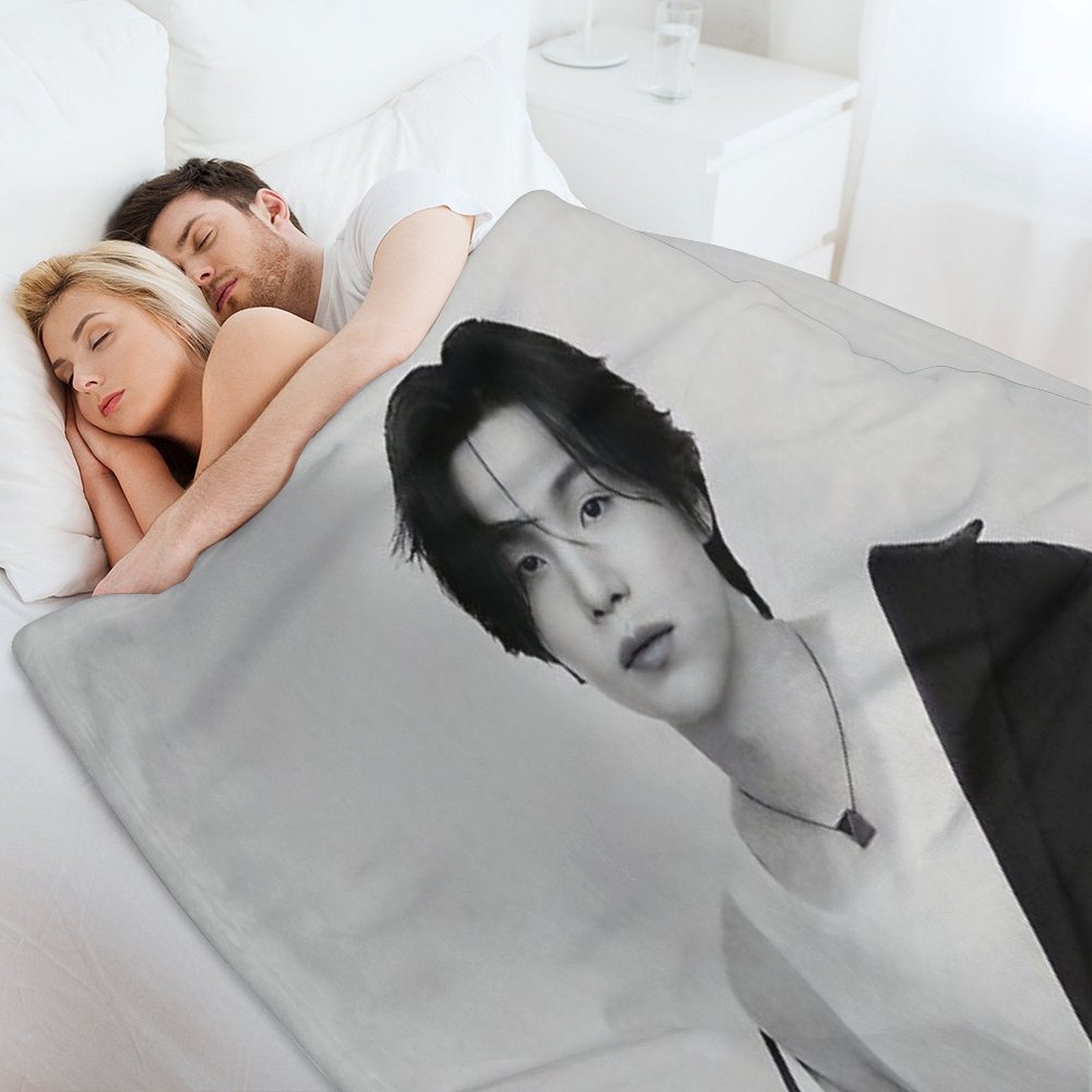 Min Yoongi BTS Suga Agust D Monochrome All-season Throw Blanket