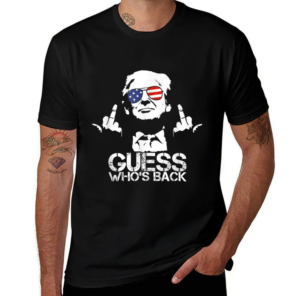 Guess Who&#39;s Back Trump  Cotton T-Shirt