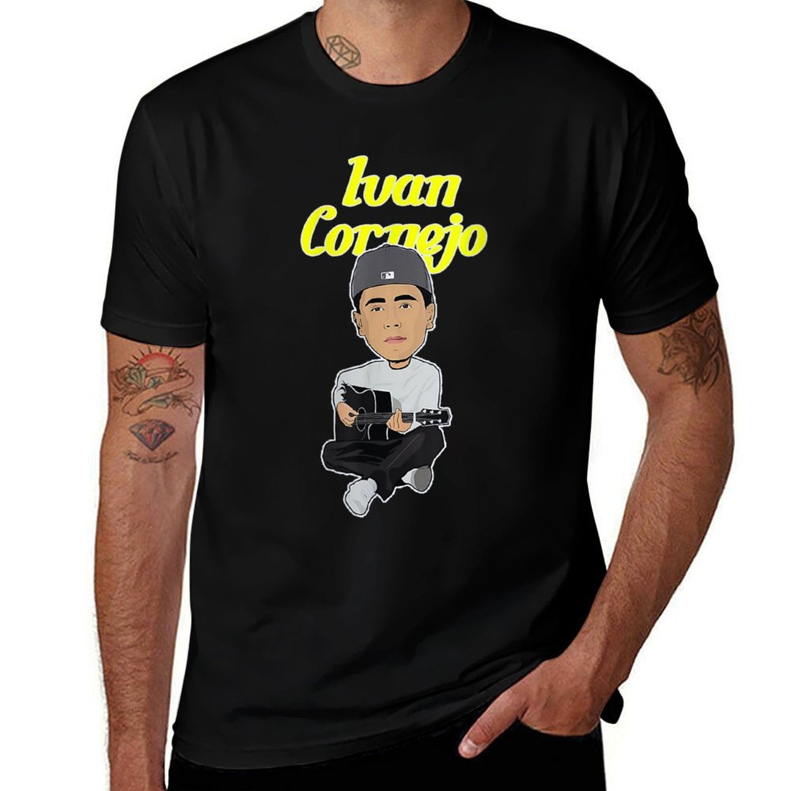 Womens Ivan Mexico Cornejo Acustico Musica Cantante Music Mexico  Trendy Pattern T-Shirt