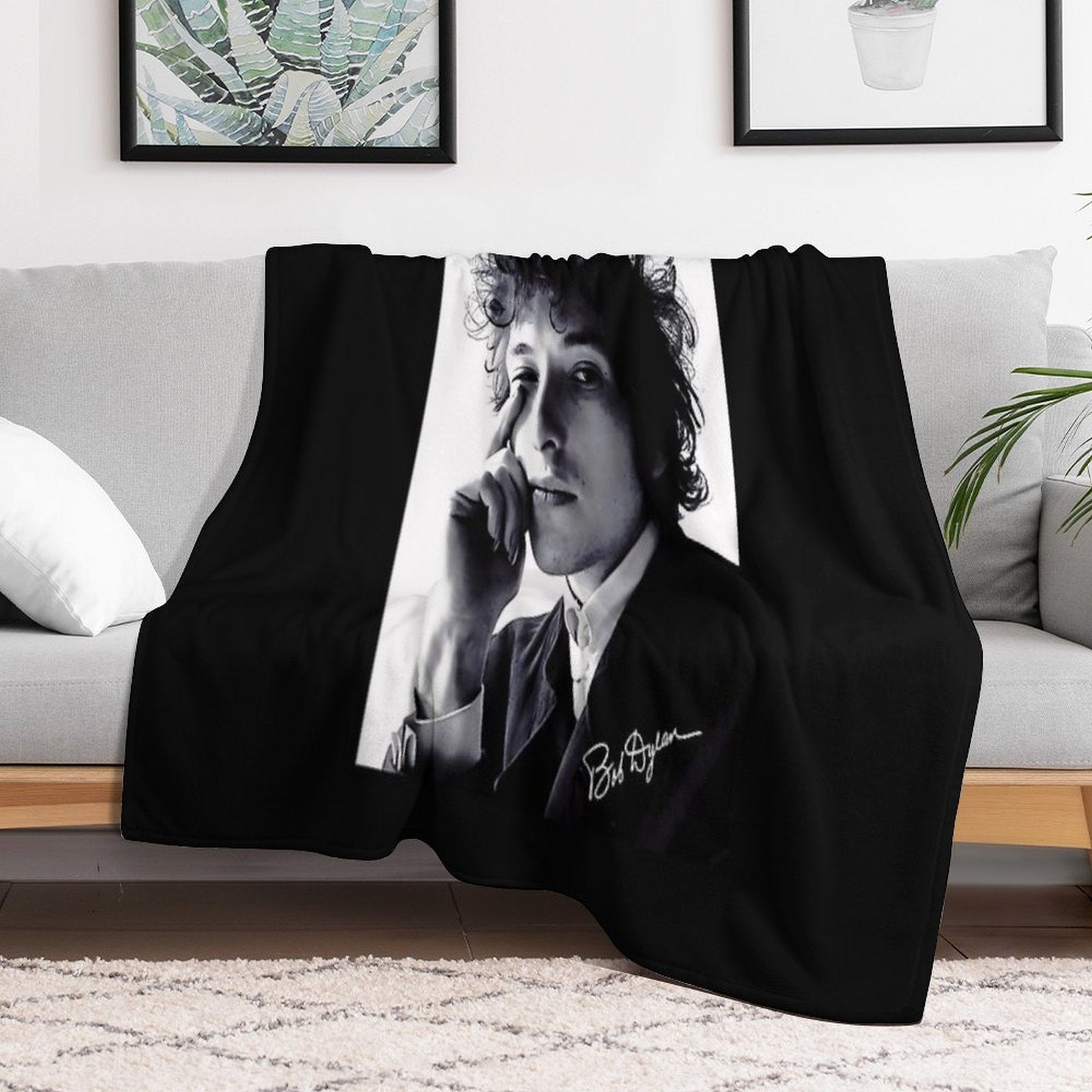 Bob Dylan Quick-dry Throw Blanket