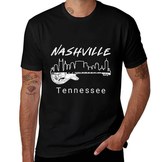 Souvenirs From Nashville Tn Guitar Nashville Gifts  Slim-fit Cut T-Shirt