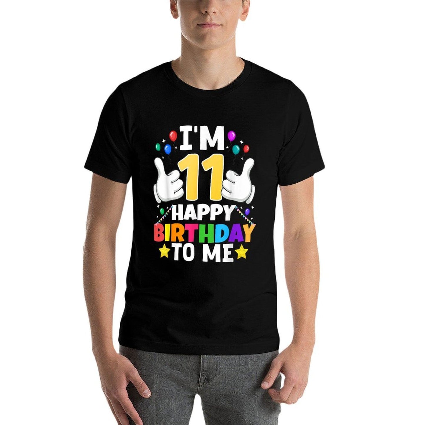 11 Year Old Gifts I&#39;m 11 Happy Birthday To Me 11th Birthday  Vintage-inspired T-Shirt