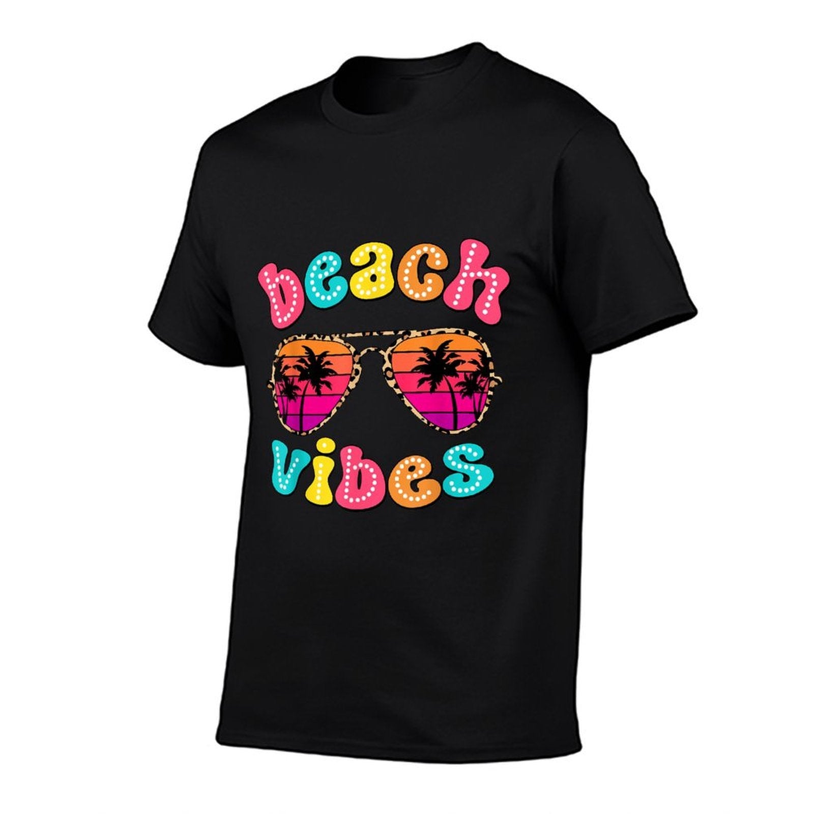 Beach Vibes Summer Sunglasses Retro Cute Girl Women Kid  Affordable Price T-Shirt