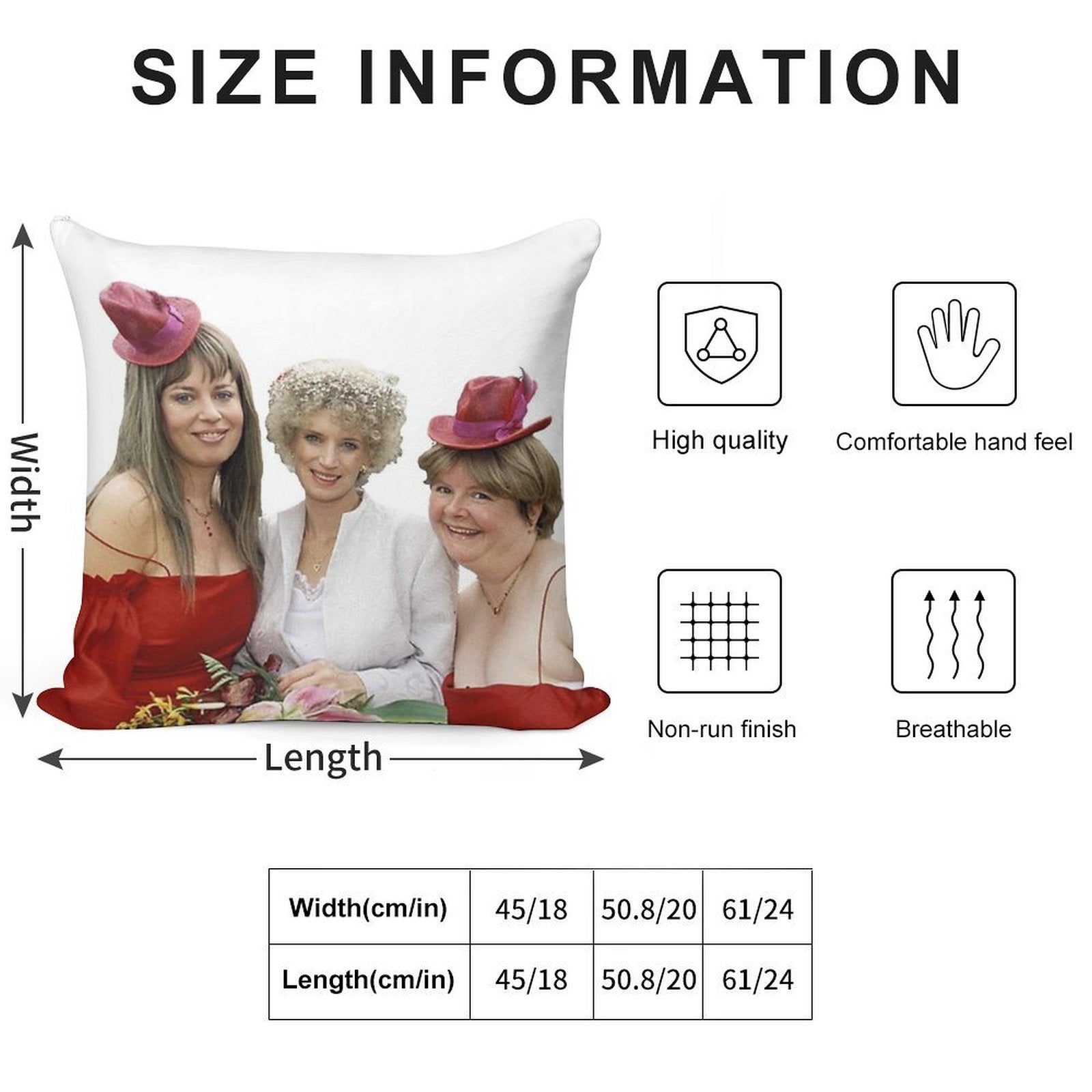 Kath And Kim Kath's Wedding Soft Anti-Pilling Throw Pillow