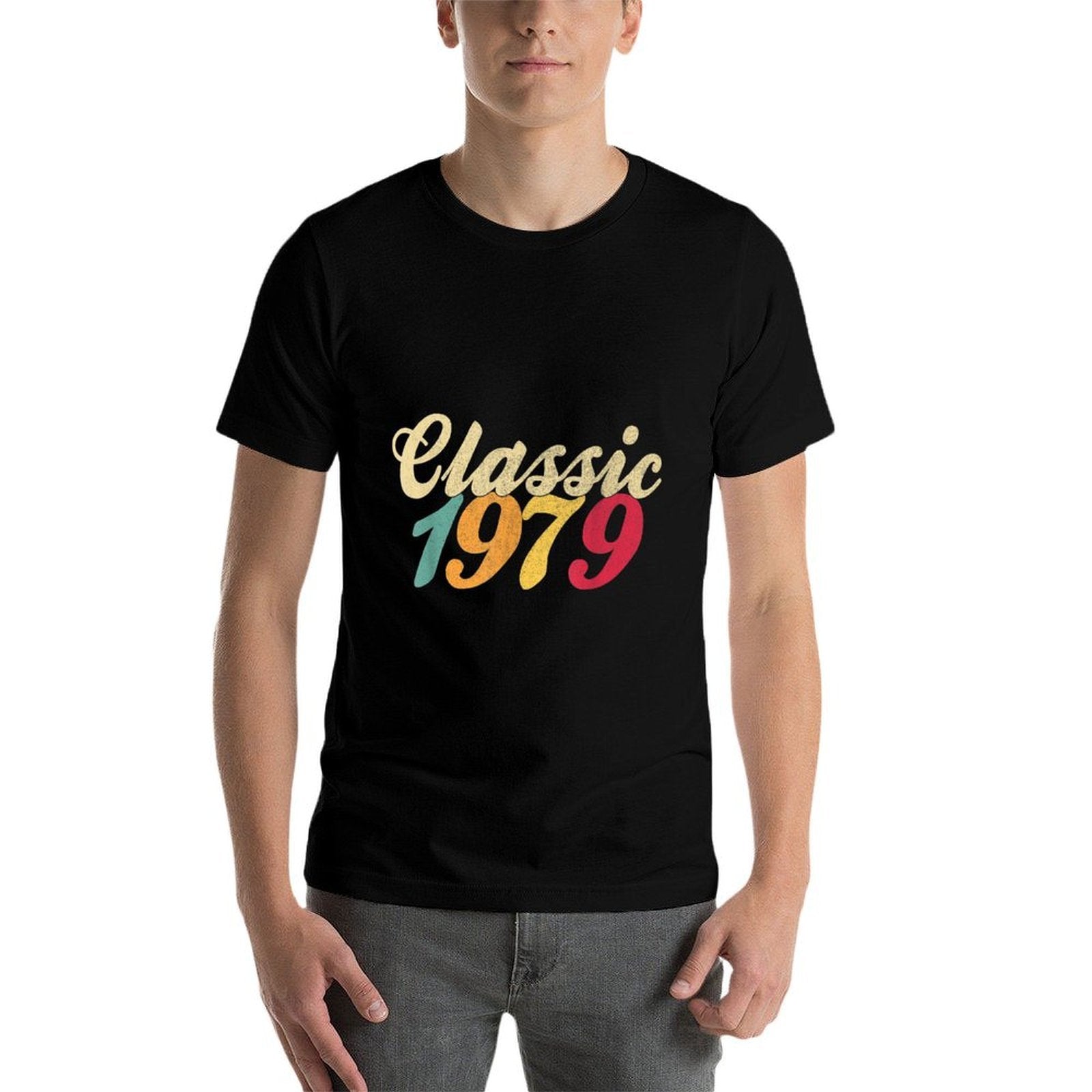 40th Birthday Gifts 1979 Funny Retro 40 Mens Womens Classic  Quick-drying T-Shirt