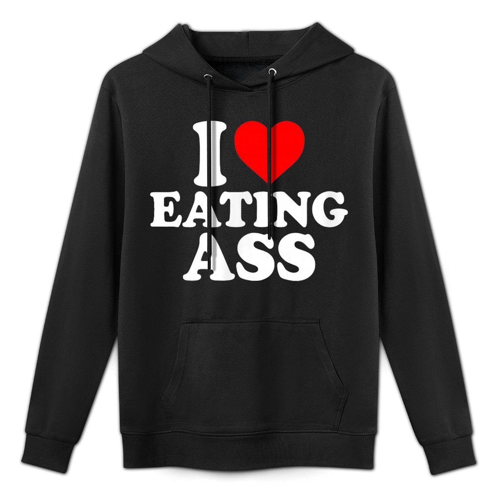 I Love Heart Eating Ass Cute Funny Simple Easy Care Hoodie