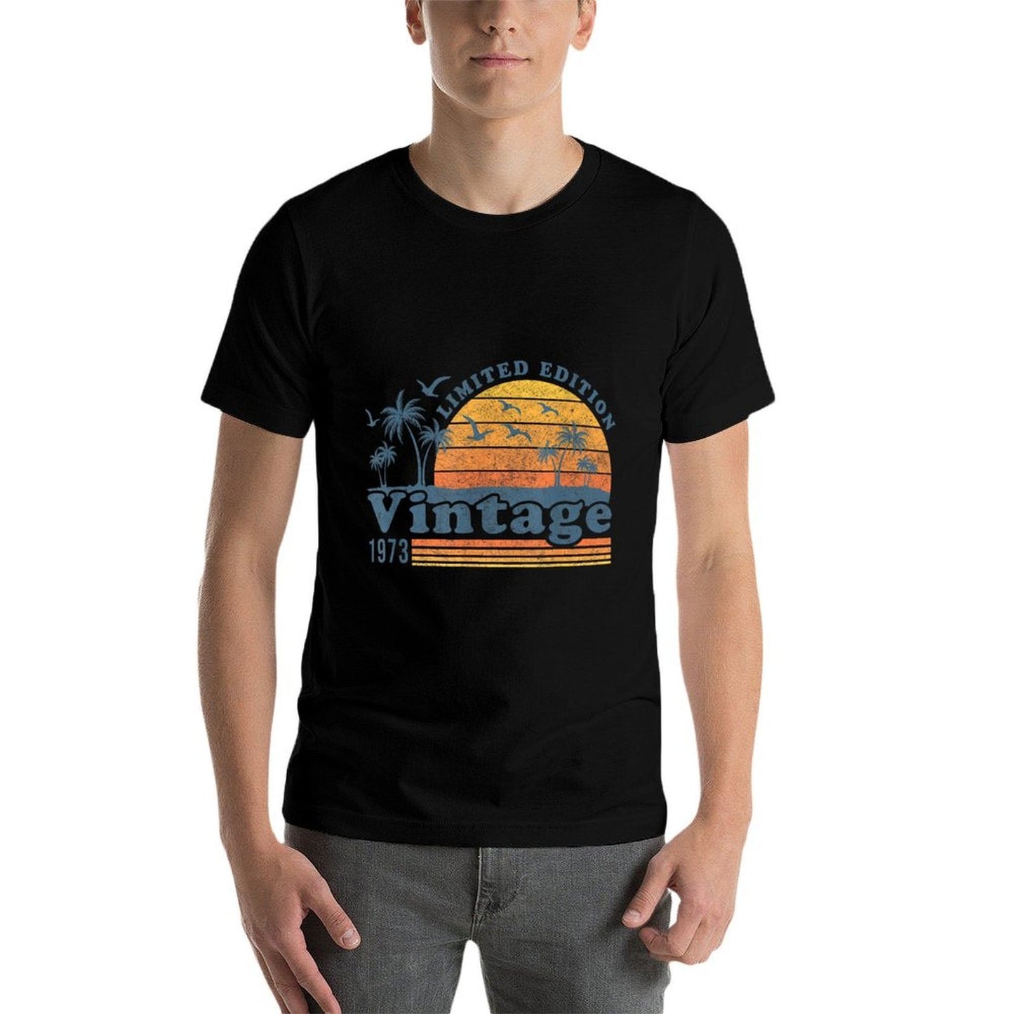 Summer Vintage 1973 Limited Edition 52 Years Old 52th  Cotton T-Shirt