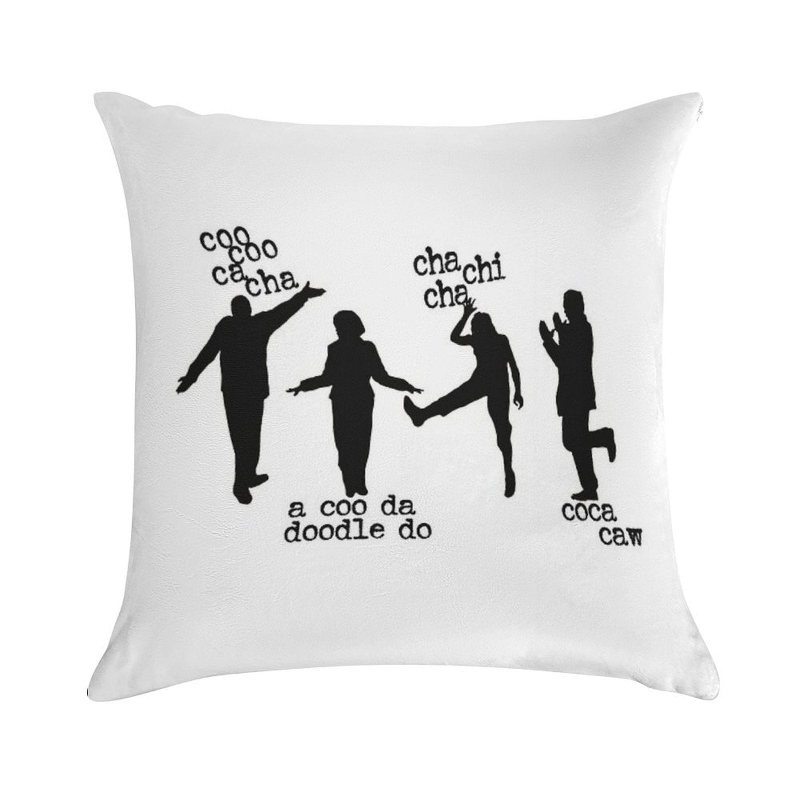 Arrested Development Bluth Family Chicken Dance Soft Hidden Zipper Throw Pillow