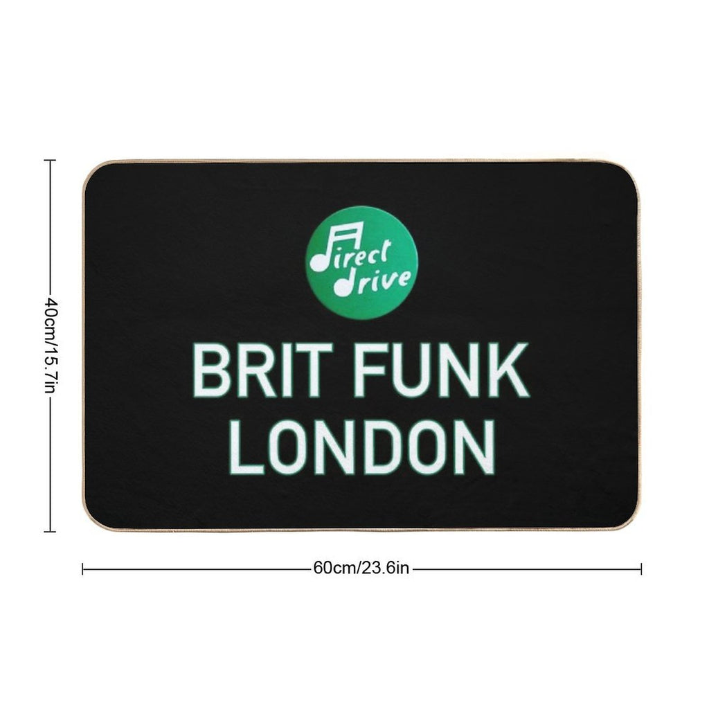 Brit Funk - London UK  Fade-Resistant Bath Mat