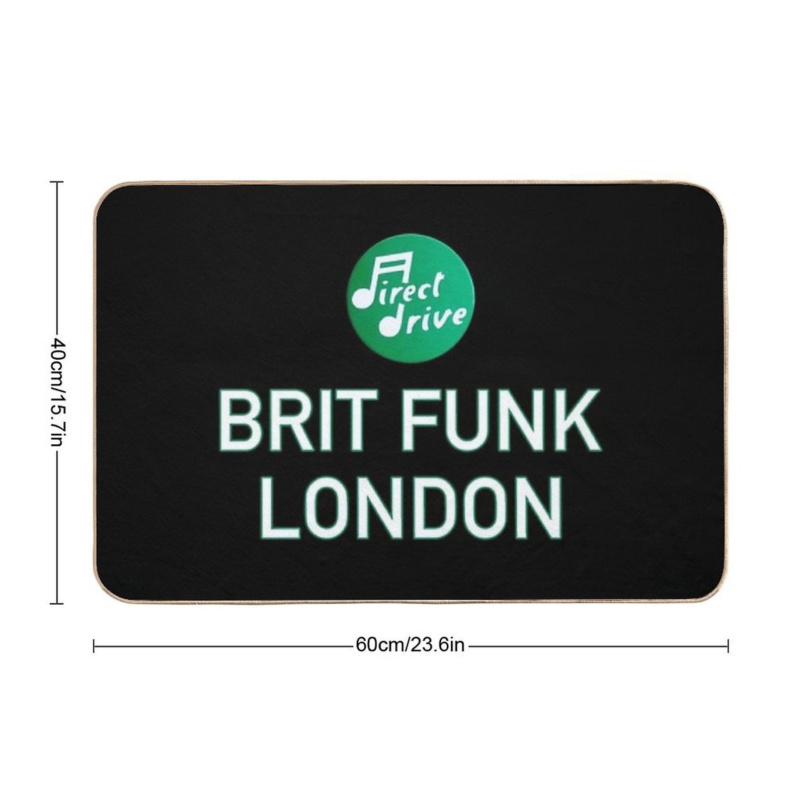 Brit Funk - London UK  Fade-Resistant Bath Mat