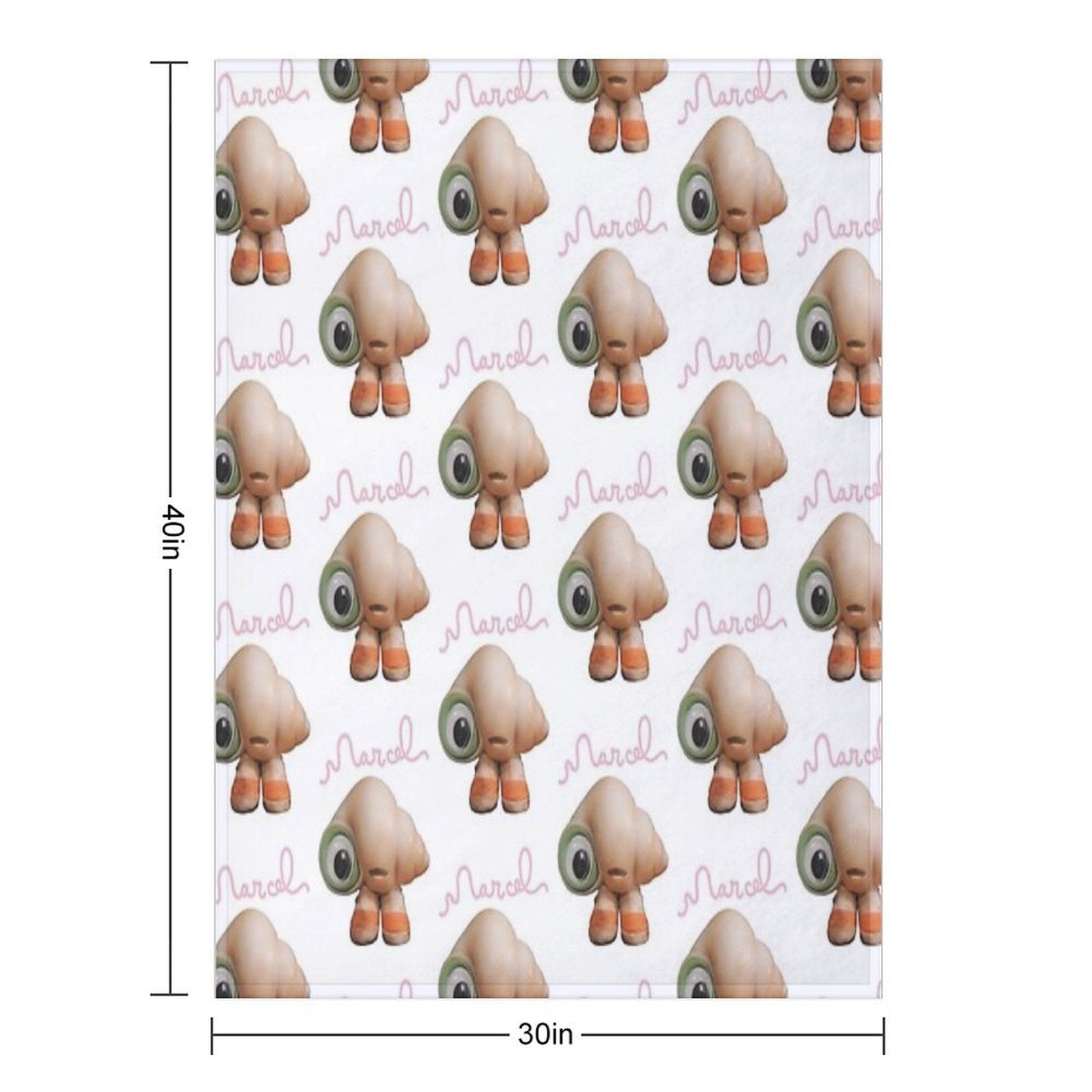 Marcel The Shell with Shoes On Live Action Anti-pilling Throw Blanket