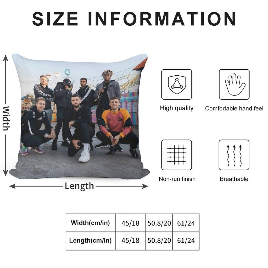 Sideman Soft Durable Construction Throw Pillow
