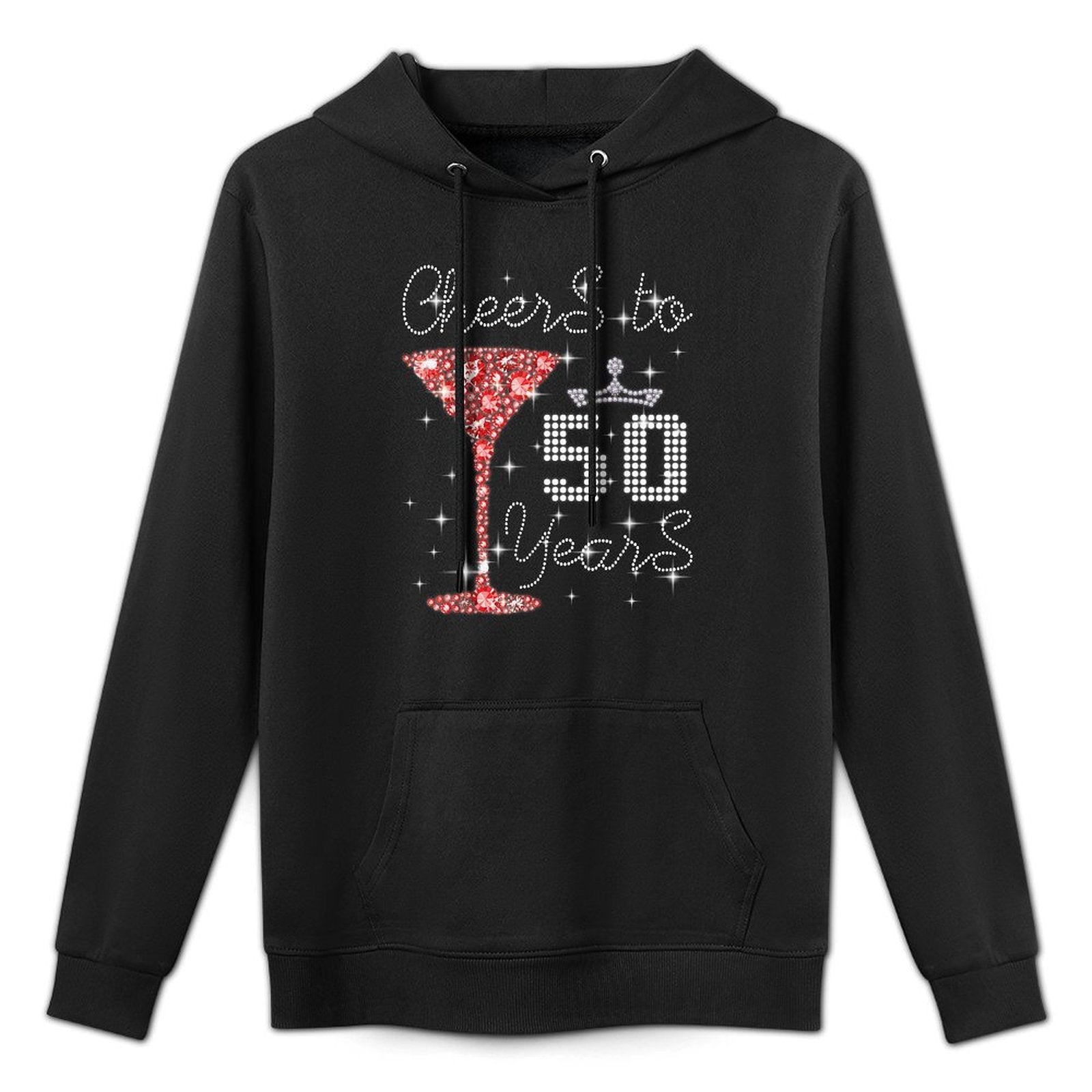 Queen Princess Cheers To 50 Years Old Happy Birthday To Me Pilling-Resistant Hoodie