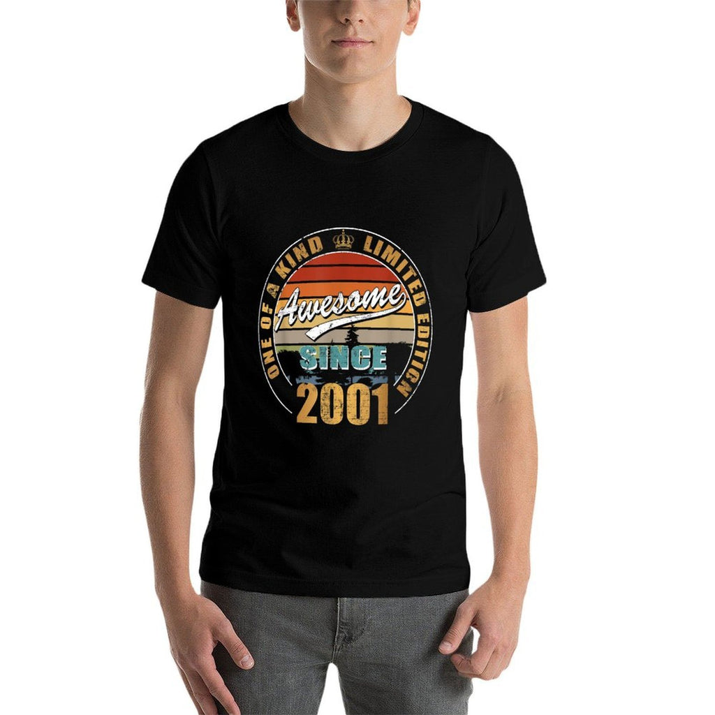 Awesome Since 2001 - For 21 Year Old - 21st Birthday  Durable T-Shirt