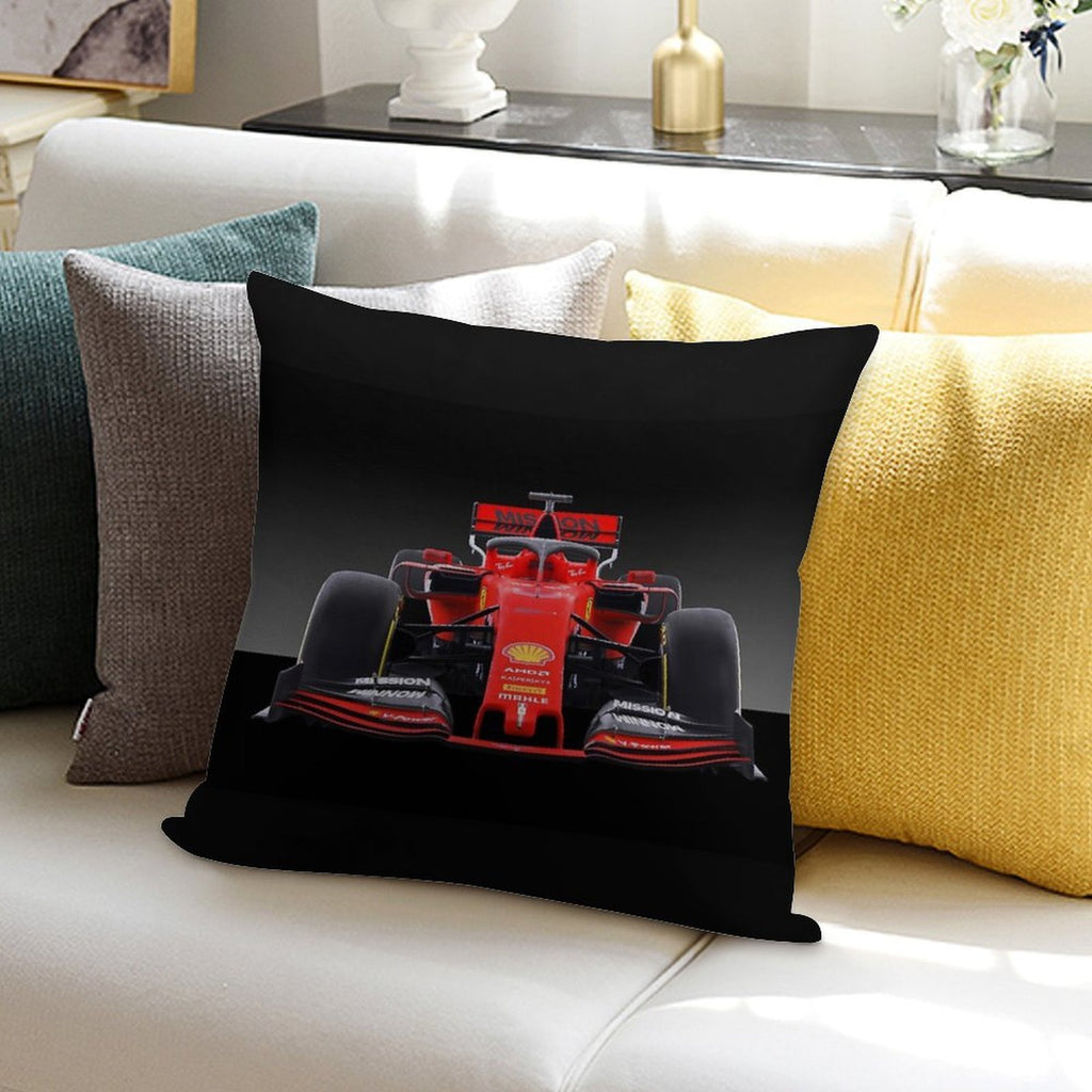 Ferrari F1 Formula 1 (#219) Soft Decorative Cover Throw Pillow