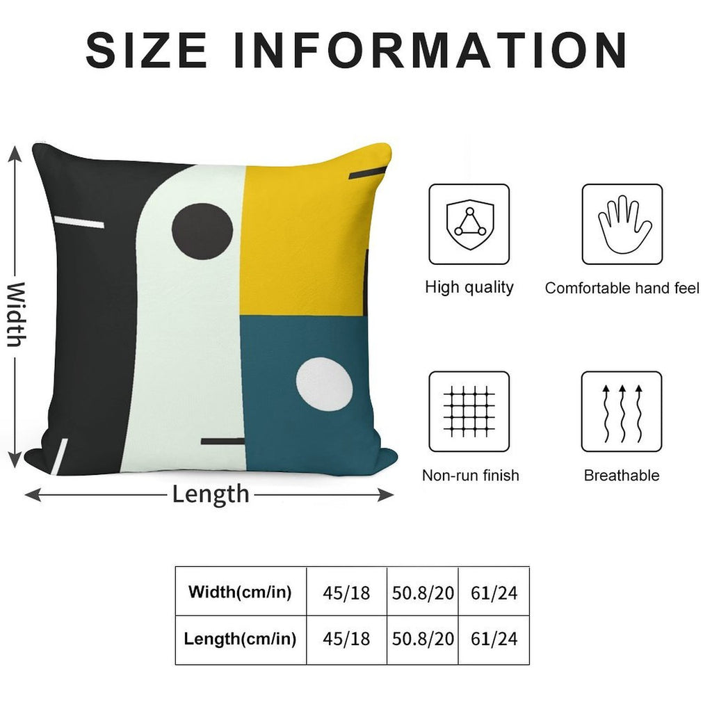 BAUHAUS AGE Soft Style Accent Throw Pillow