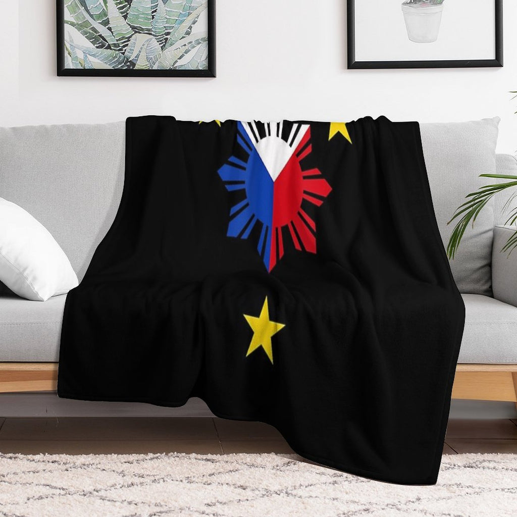 Philippine Flag - Philippines Sun And Star Compact Throw Blanket