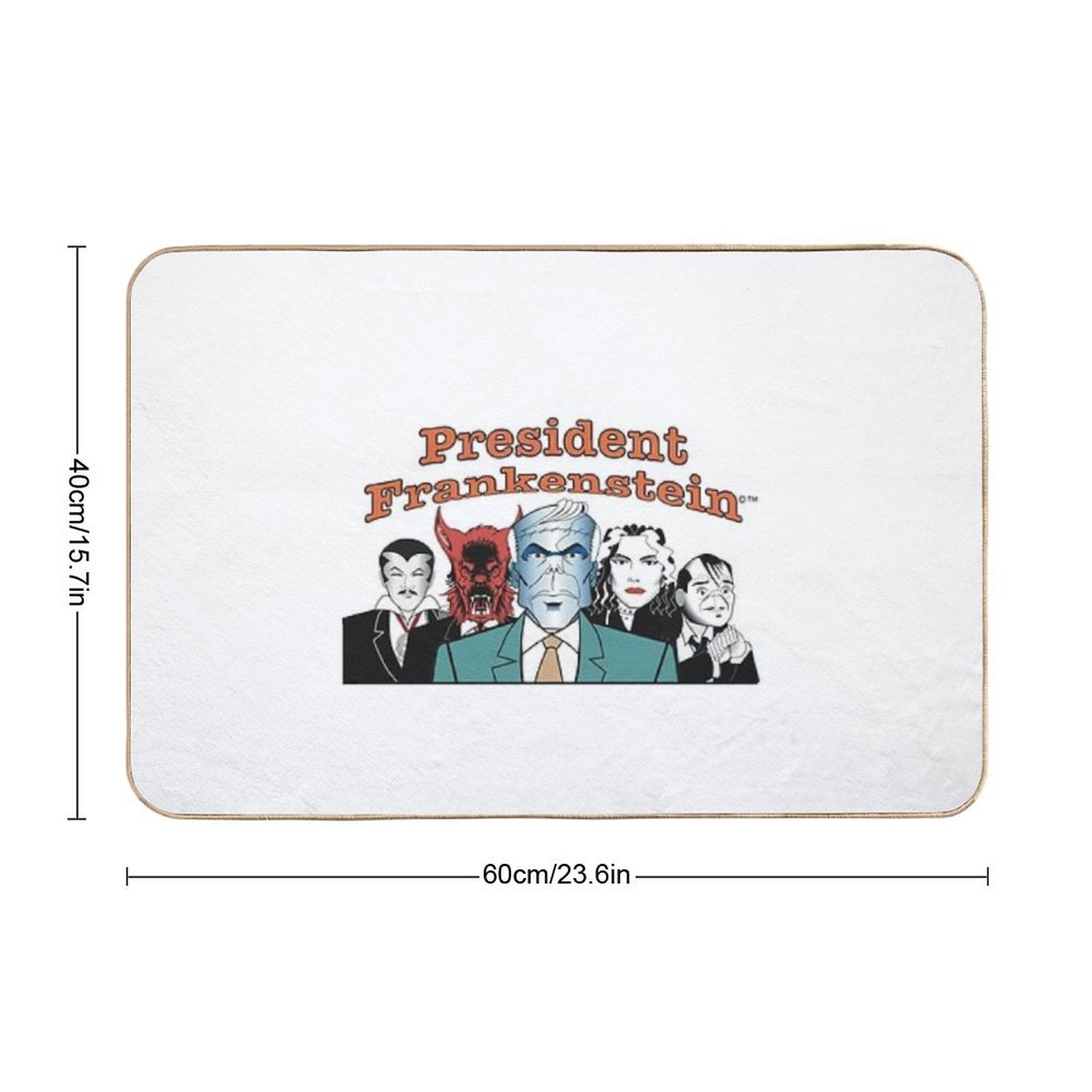 President Frankenstein - World Leaders  Repositionable Bath Mat