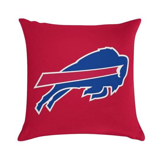 The_Bills_Logo Soft High-Density Material Throw Pillow