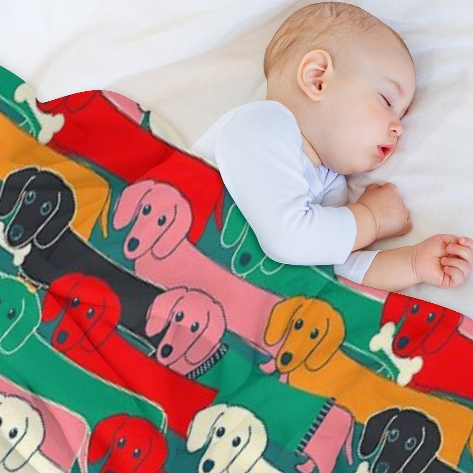 Dogs Pattern All-season Throw Blanket